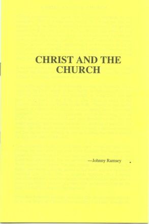 Christ and the Church - cover(14K)
