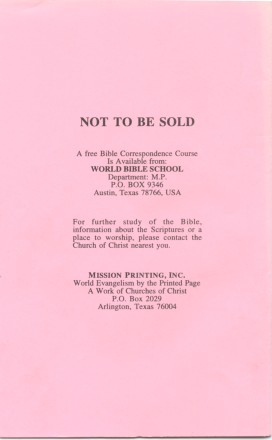 Rightly Dividing the Word of Truth - back cover (20K)