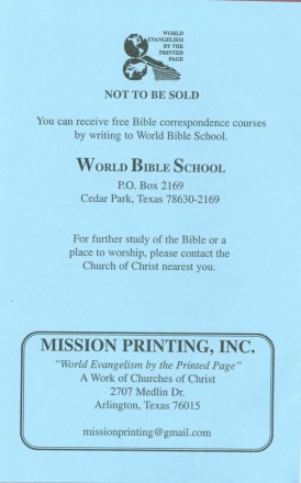 A Virgin Shall Conceive and Bear a Son - back cover (26K)