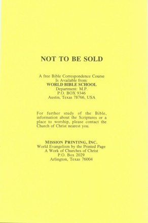 Is There A Sure Way To Heaven - back cover (15K)